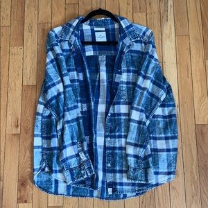 AE BOYFRIEND FIT FLANNEL